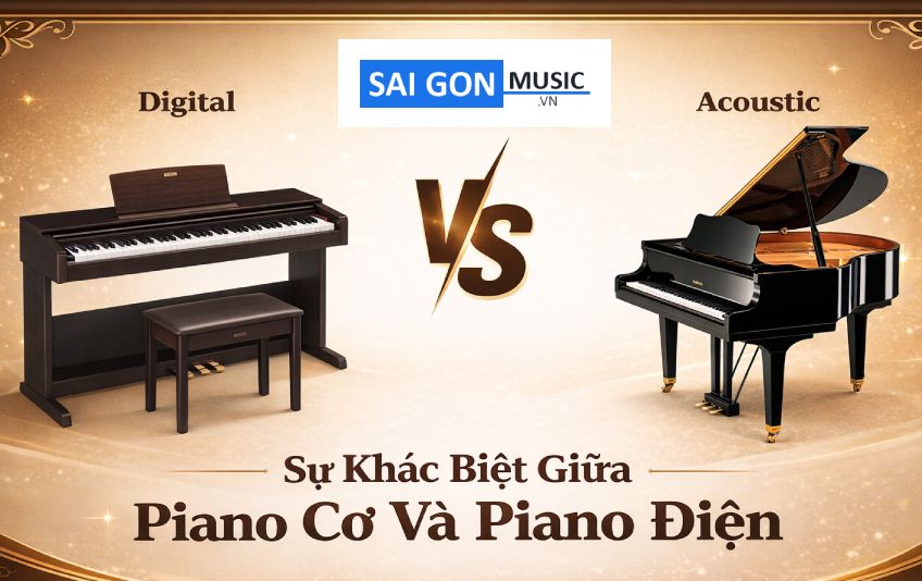 Sự Khác Biệt Giữa Piano Cơ Và Piano Điện